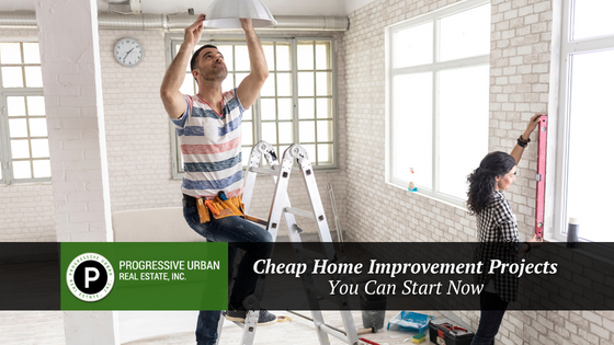 Not all home improvement projects need to break the bank. Here are smaller projects you can tackle now.