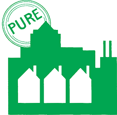 PURE's first logo.